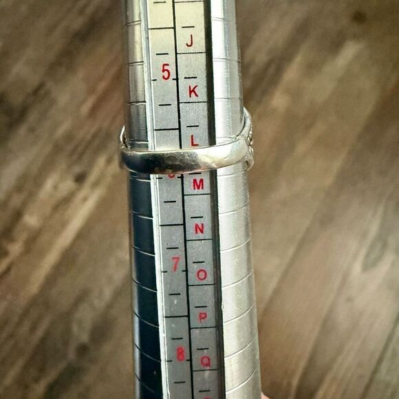 Natural Rose Quartz Gemstone Ring Oval Framed Size 6 New - Picture 4 of 6